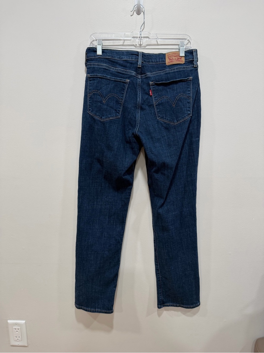 Levi’s Classic Straight Jeans Women’s Medium Wash Stretch Denim 30 - Picture 6 of 8